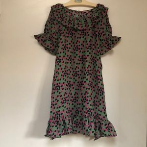 Girls silk Juicy Couture ruffle dress. Size 12